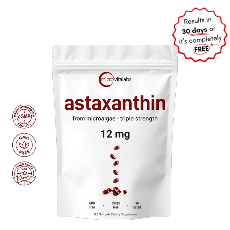 Astaxanthin 12mg – 120 Softgels